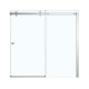    Product selection from MAAX  ADD TO WISH LIST MAAX Luminescence 59-in x 55.5-in Brushed Nickel Tub Door